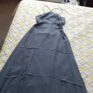 Beautiful  long gray  dress